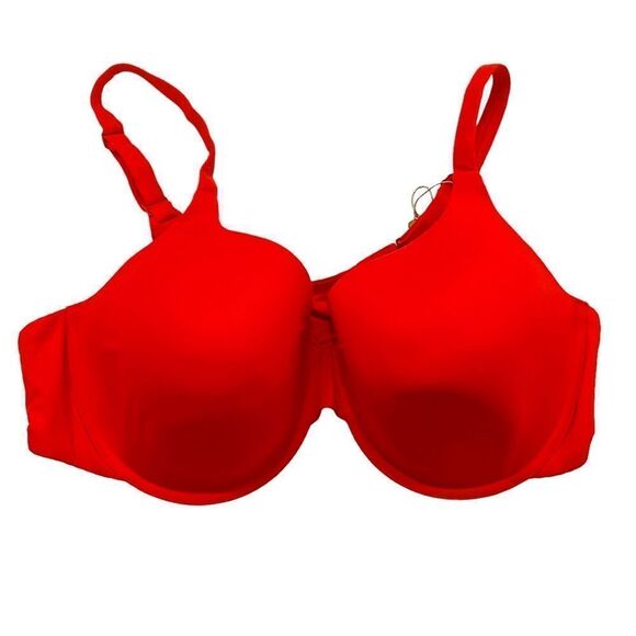 SKIMS Ruby Red T Shirt Bra Sz 44C NWT - Picture 6 of 14